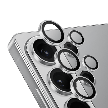 Samsung Galaxy S26 Ultra Optix Aluguard Kamera Lens Koruyucu - Gümüş 2