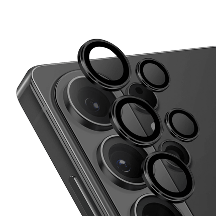Samsung Galaxy S26 Ultra Optix Aluguard Kamera Lens Koruyucu - Siyah 2
