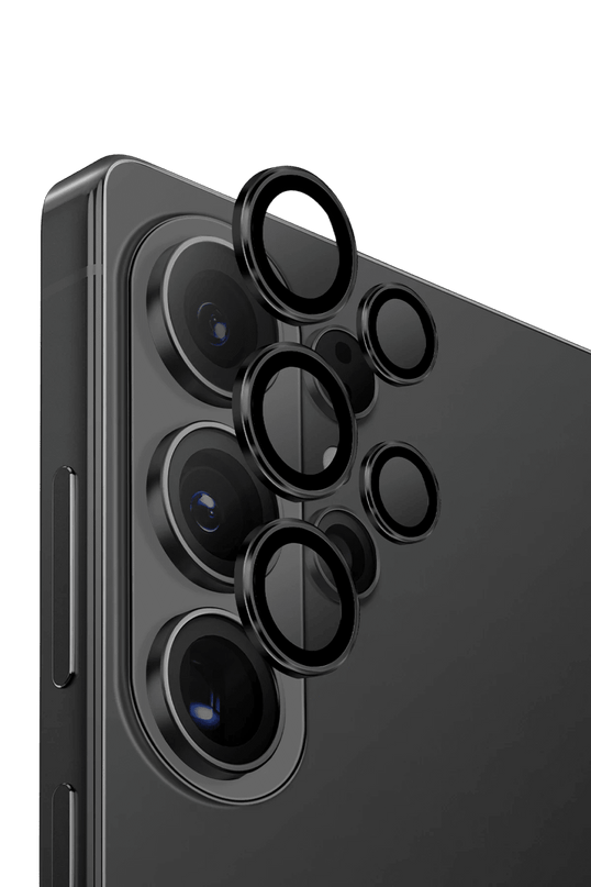 Samsung Galaxy S26 Ultra Optix Aluguard Kamera Lens Koruyucu - Siyah