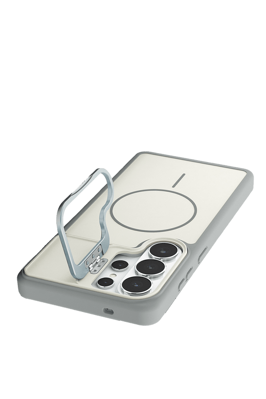 Samsung Galaxy S26 Ultra Pale Magsafe Standlı Kapak Kılıf - Beyaz 3