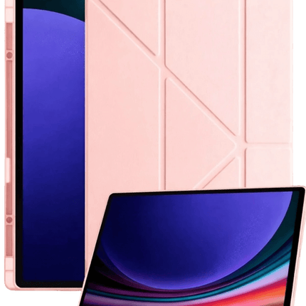Samsung Galaxy Tab A11 Kalemlikli Mars Tablet Kılıfı - Rose Gold