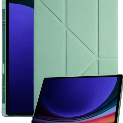 Samsung Galaxy Tab A11 Kalemlikli Mars Tablet Kılıfı - Açık Yeşil