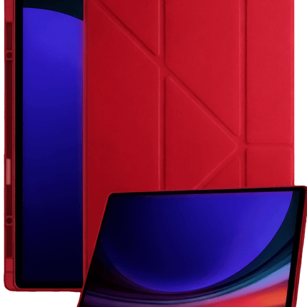 Samsung Galaxy Tab A11 Kalemlikli Mars Tablet Kılıfı - Kırmızı