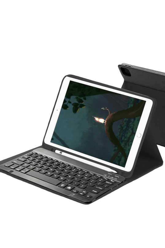 Samsung Galaxy X730 Tab S11 Kılıf KC01 Smart Klavyeli Tablet Kılıfı - Siyah