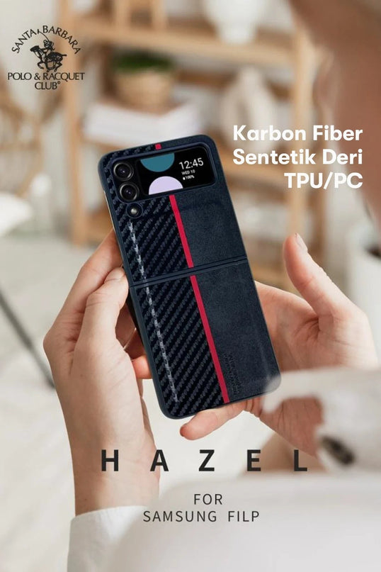 Samsung Galaxy Z Flip 4 Hazel Karbon Kapak Kılıf 2