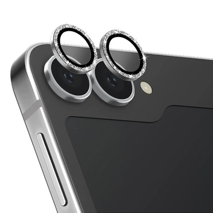 Samsung Galaxy Z Flip 6 Optix Simli Alüminyum Kamera Koruyucu
