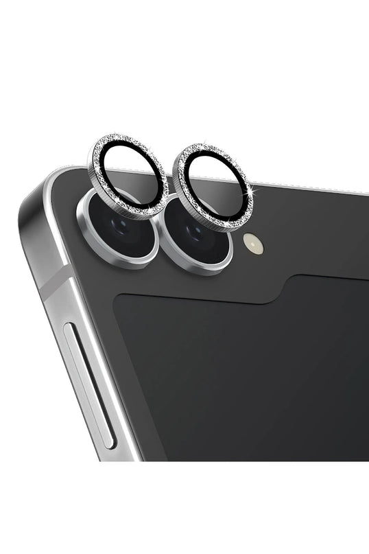 Samsung Galaxy Z Flip 6 Optix Simli Alüminyum Kamera Koruyucu