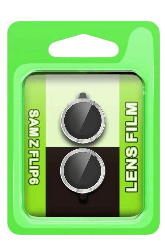 Samsung Galaxy Z Flip 6 Raze Metal Kamera Lens - Gümüş