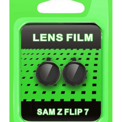 Samsung Galaxy Z Flip 7 Raze Metal Kamera Lens - Siyah