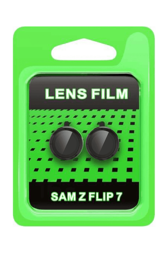 Samsung Galaxy Z Flip 7 Raze Metal Kamera Lens - Siyah