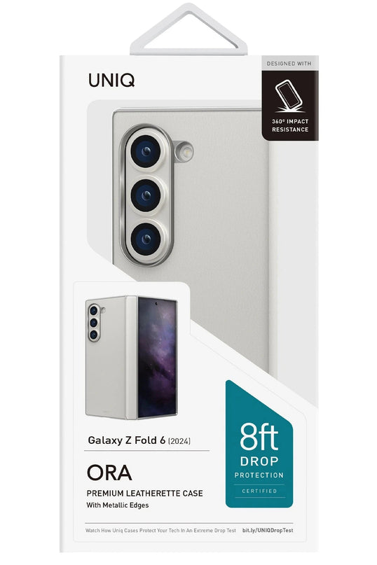 Samsung Galaxy Z Fold 6 Ora Katlanabilir Deri Kapak Kılıf 2