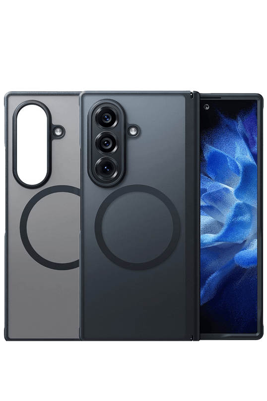 Samsung Galaxy Z Fold 8 Ultra 2 Adet Ekran Koruyuculu Guardian Magsafe Kılıf - Siyah 3