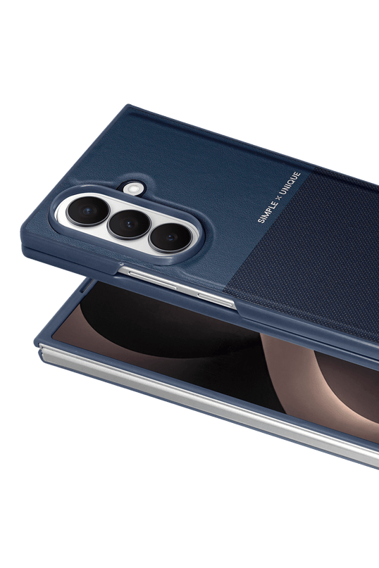Samsung Galaxy Z Fold 8 Ultra HBC-482 Siachen Magsafe Kapak Kılıf - Mavi 2