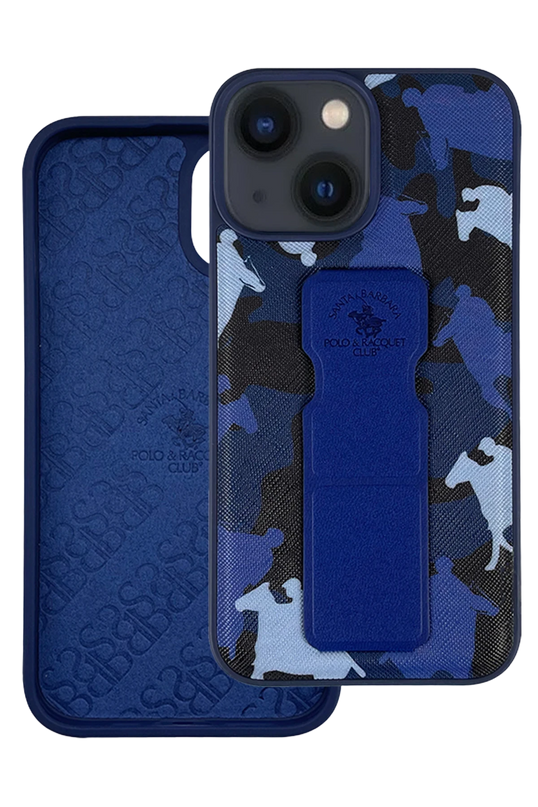 iPhone 13 Enos Standlı Kapak Kılıf - Lacivert