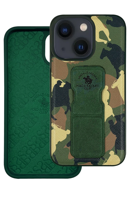 iPhone 13 Enos Standlı Kapak Kılıf - Yeşil