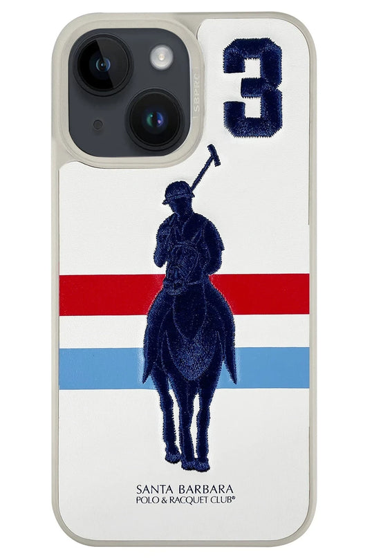 iPhone 13 Garner Deri Kapak Kılıf - Beyaz