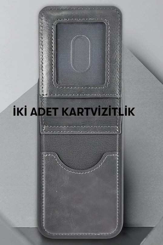 iPhone 13 Hulda Kartvizitli Kapak Kılıf - Kahverengi 2