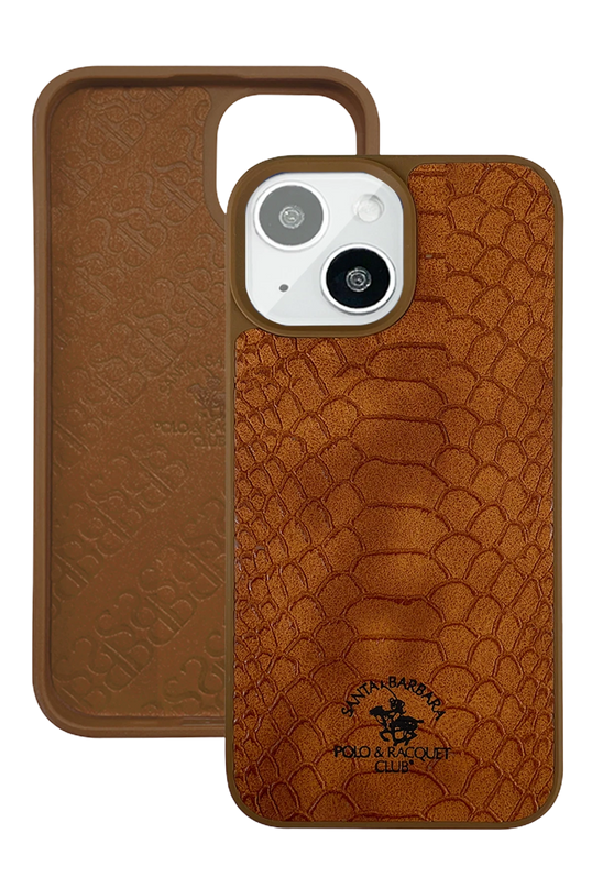 iPhone 13 Knight Deri Kapak Kılıf - Kahverengi