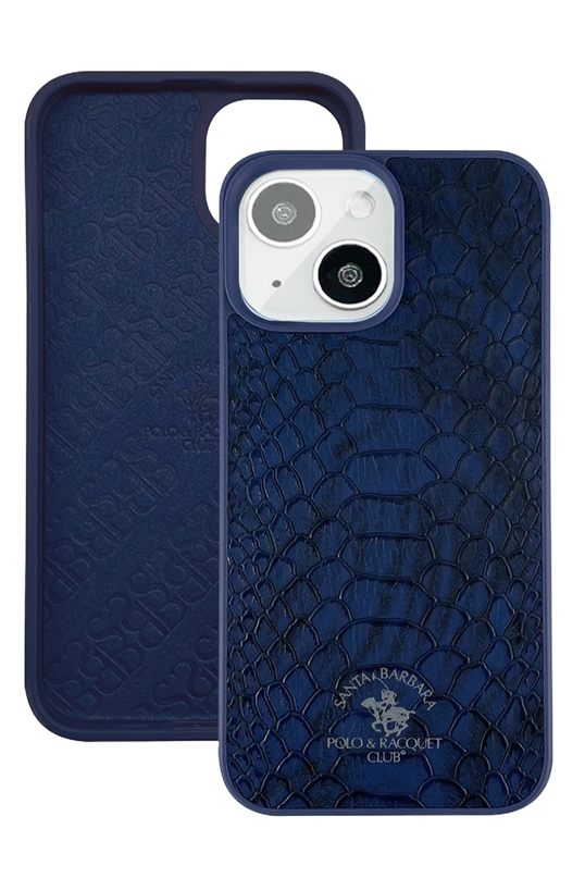 iPhone 13 Knight Deri Kapak Kılıf - Lacivert