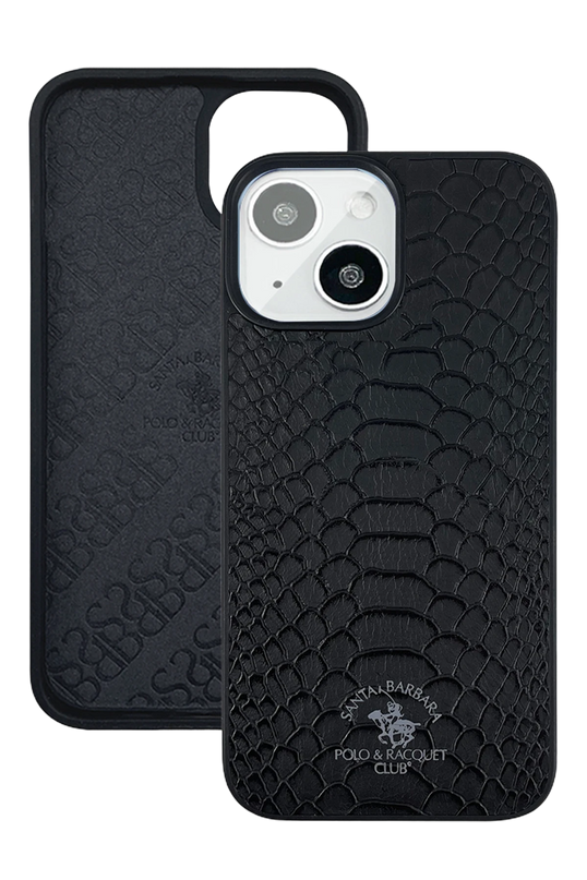 iPhone 13 Knight Deri Kapak Kılıf - Siyah