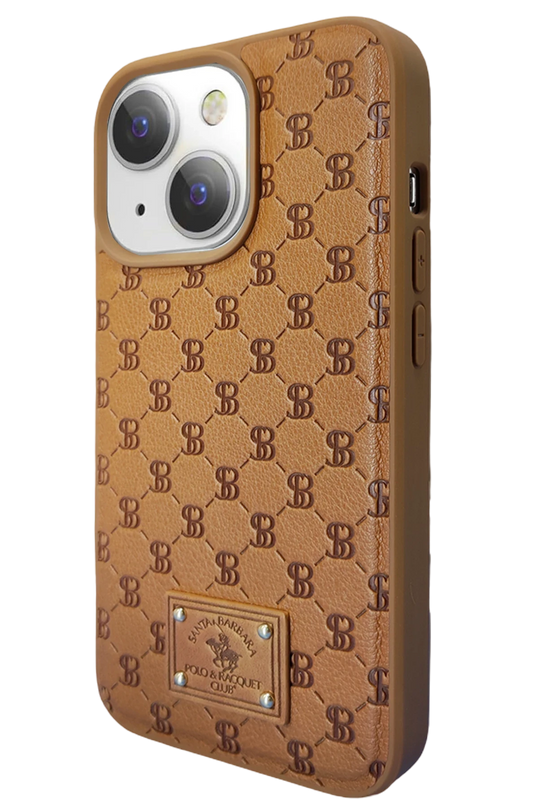 iPhone 13 Merte Kapak Kılıf - Kahverengi