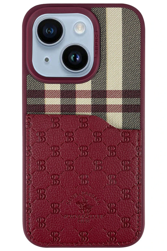 iPhone 13 Plaid Kartvizitli Kapak Kılıf