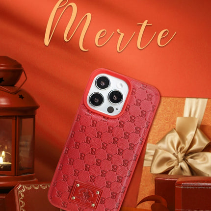 iPhone 13 Pro Max Merte Kapak Kılıf - Kırmızı 4
