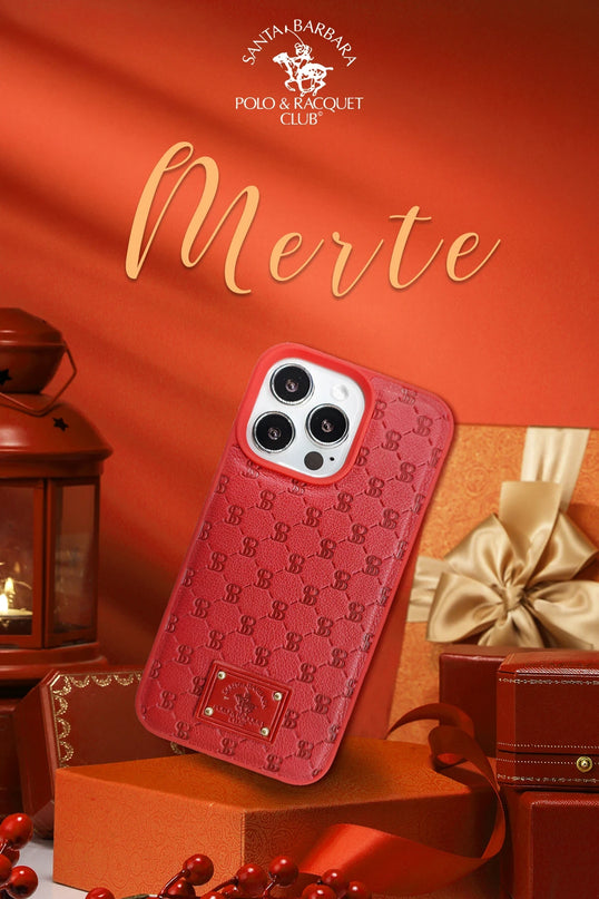 iPhone 13 Pro Max Merte Kapak Kılıf - Kırmızı 4