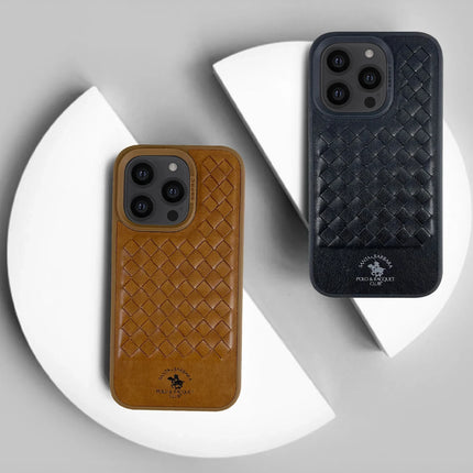 iPhone 13 Pro Ravel Deri Kapak Kılıf - Lacivert 3