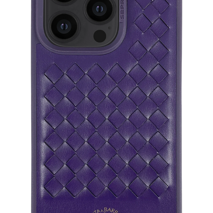 iPhone 13 Pro Ravel Deri Kapak Kılıf - Lacivert 2