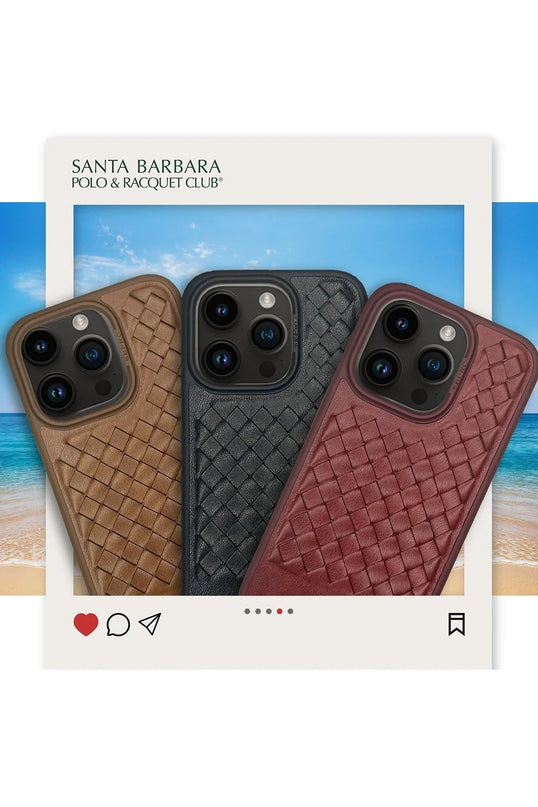 iPhone 13 Ravel Deri Kapak Kılıf - Gri 3