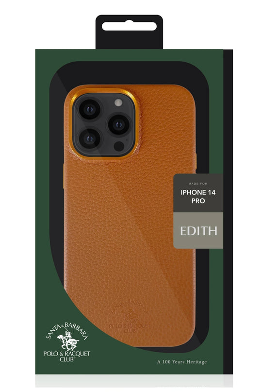iPhone 14 Edith Deri Kapak Kılıf - Siyah 6
