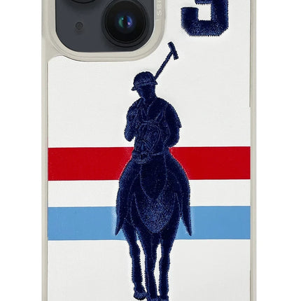 iPhone 14 Garner Deri Kapak Kılıf - Beyaz