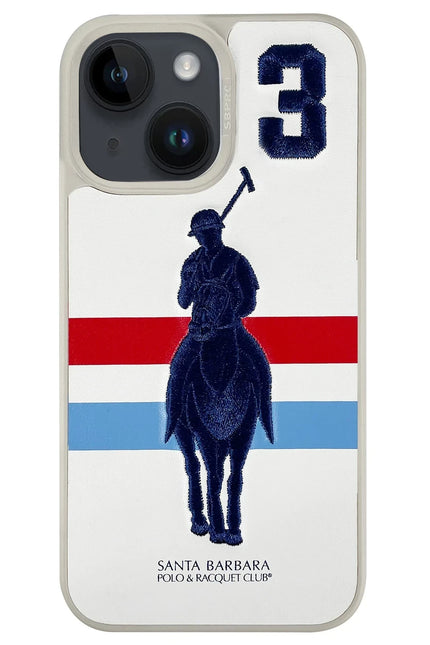 iPhone 14 Garner Deri Kapak Kılıf - Beyaz