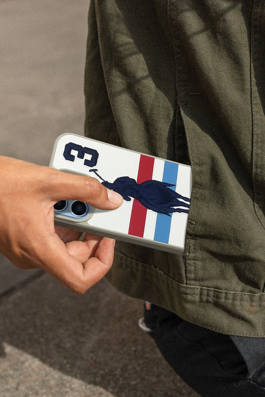 iPhone 14 Garner Deri Kapak Kılıf - Lacivert 3