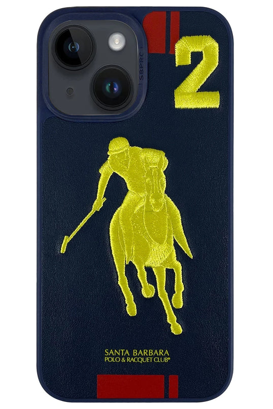 iPhone 14 Garner Deri Kapak Kılıf - Lacivert