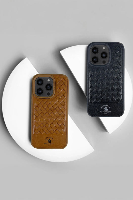 iPhone 14 Ravel Deri Kapak Kılıf - Lacivert 2