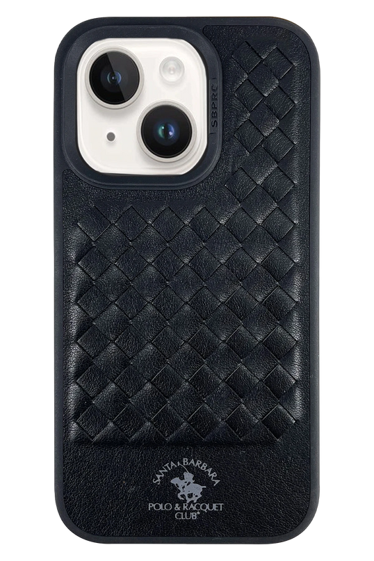 iPhone 14 Ravel Deri Kapak Kılıf - Siyah 2