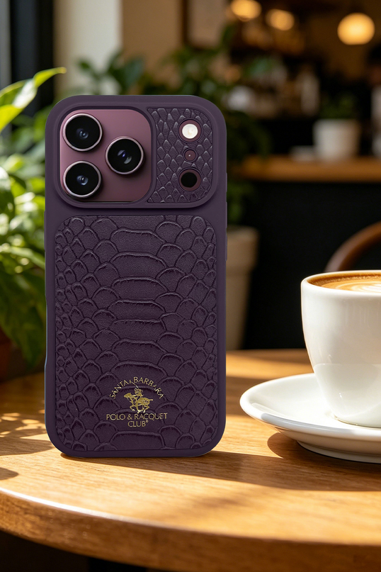 iPhone 18 Pro/17 Pro Knight Deri Kapak Kılıf - Bordo 3