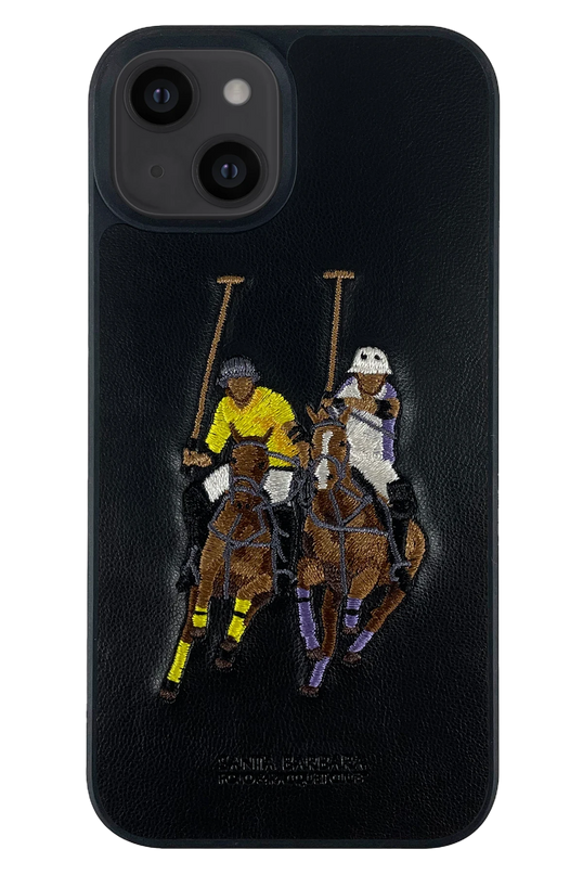 iPhone 13 Jockey Deri Kapak Kılıf - Siyah 2