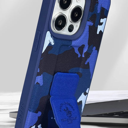 iPhone 13 Pro Enos Standlı Kapak Kılıf - Lacivert 5
