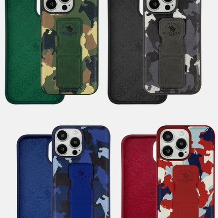 iPhone 13 Pro Enos Standlı Kapak Kılıf - Yeşil 7
