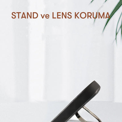 iPhone 13 Pro Isabella Stand Kapak Kılıf - Siyah 6
