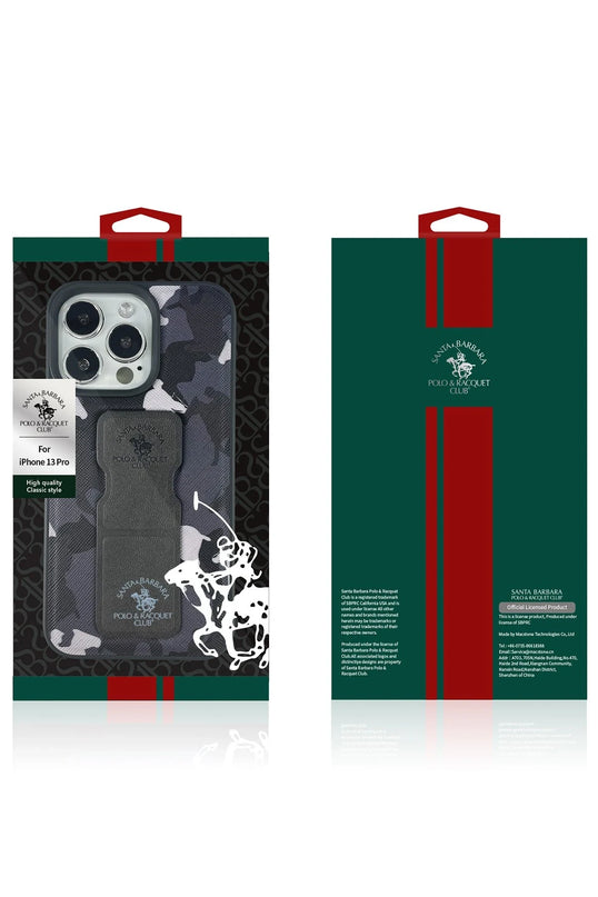 iPhone 13 Pro Max Enos Standlı Kapak Kılıf - Kırmızı 8