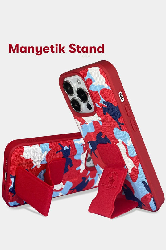 iPhone 13 Pro Max Enos Standlı Kapak Kılıf - Yeşil 4