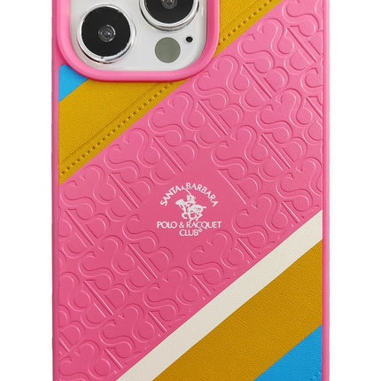 iPhone 13 Pro Max Franco Deri Kapak Kılıf - Pembe