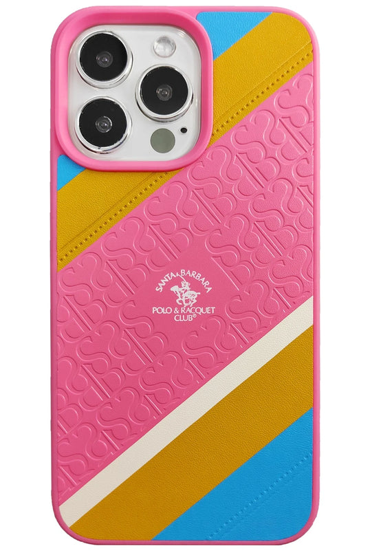 iPhone 13 Pro Max Franco Deri Kapak Kılıf - Pembe