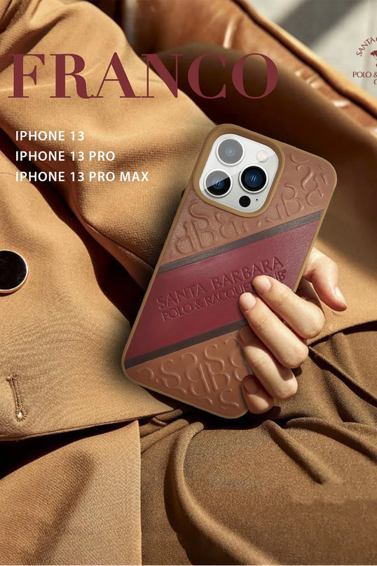 iPhone 13 Pro Max Franco Deri Kapak Kılıf - Pembe 2