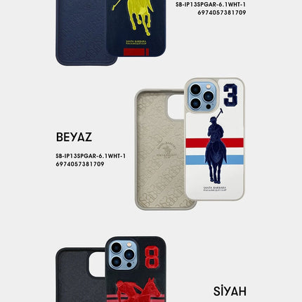 iPhone 13 Pro Max Garner Deri Kapak Kılıf - Beyaz 6