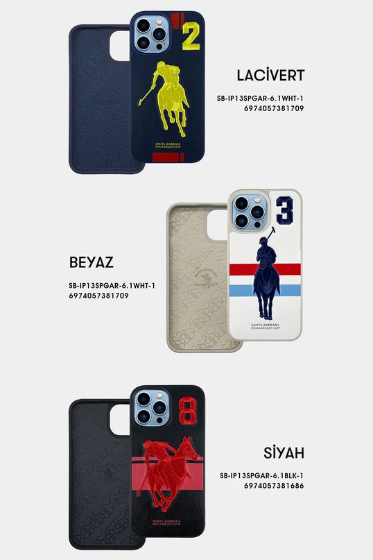 iPhone 13 Pro Max Garner Deri Kapak Kılıf - Beyaz 6